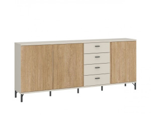 Komoda Mosano LUSK103 Dąb Cremona/Kaszmir Meble Wójcik