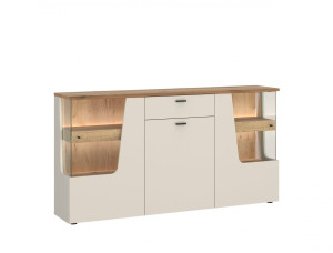 Komoda Cut Out CTUK01 Kaszmir/Dąb Coast Meble Wójcik