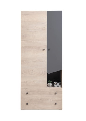 Szafa Delta DL3 Dąb / Antracyt Meblar