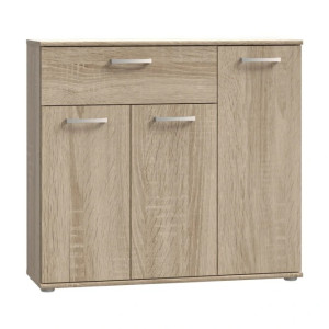 Komoda 3D1S 90 cm Niko NIKK34-D30F Dąb Sonoma Meble Forte