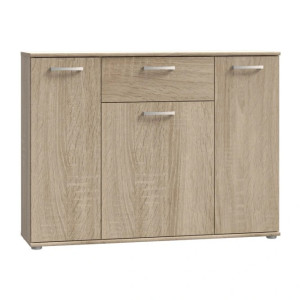 Komoda 3D1S 110 cm Niko NIKK35-D30F Dąb Sonoma Meble Forte