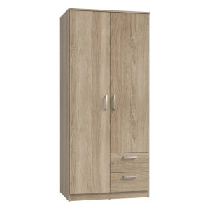 Szafa 80 cm z szufladami Niko NIKS81-D30F Dąb Sonoma Meble Forte