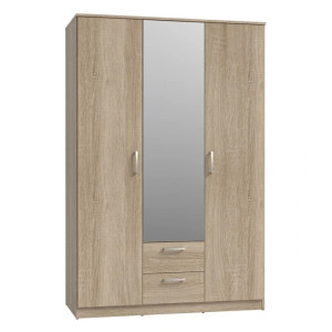 Szafa 120 cm z lustrem Niko NIKS82-D30F Dąb Sonoma Meble Forte