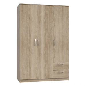 Szafa 120 cm z szufladami Niko NIKS84-D30F Dąb Sonoma Meble Forte