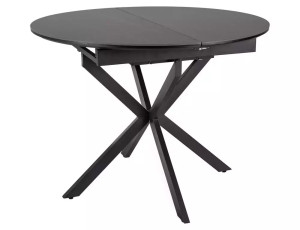 Ceramiczny Stół Rozkładany Gaston Ceramic 100 Czarny Mat 100(135)x75