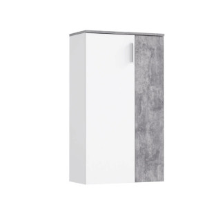 Szafka na buty 70 cm NET106 BTS321-C296A Biały/Beton Meble Forte