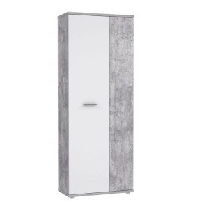 Szafka na buty wysoka NET106 MS151-C251 Beton/Biały Meble Forte