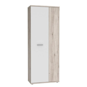 Szafa 70 cm NET106 MS157-P79F Dąb Piaskowy/Biały Meble Forte