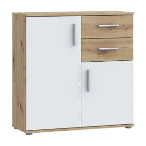 Komoda NET106 IKLK221-C830 Dąb Artisan/Biały Meble Forte