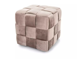 Pufa Casel Velvet Ciemny Beż Tap.251 (42x42x42)