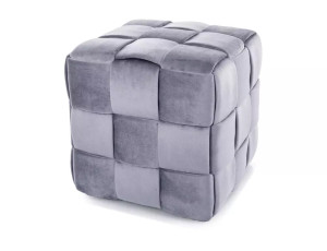 Pufa Casel Velvet Szary Tap.252 (42x42x42)