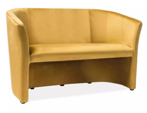 Sofa Tm-2 Velvet 2-osobowa Bluvel 68 - Curry