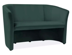 Sofa Tm-2 Velvet 2-osobowa Bluvel 78 - Zielony