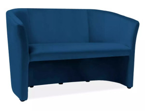 Sofa Tm-2 Velvet 2-osobowa Bluvel 86 - Granat