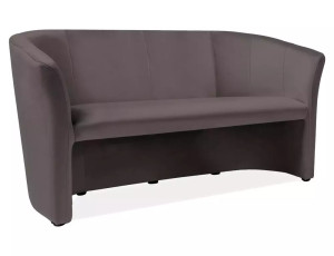 Sofa Tm-3 Velvet 3-osobowa Bluvel 14 - Szary