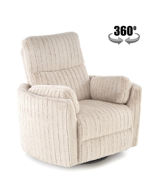 Fotel rozkładany elektrycznie PEGAX COMFORT BEIGE beżowy