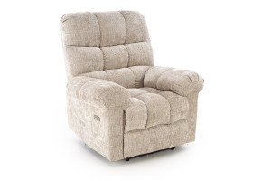 Fotel rozkładany elektrycznie AMORA COMFORT BEIGE beżowy