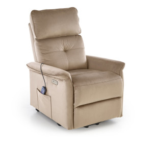 Fotel rozkładany elektrycznie SEMIX COMFORT BEIGE beżowy