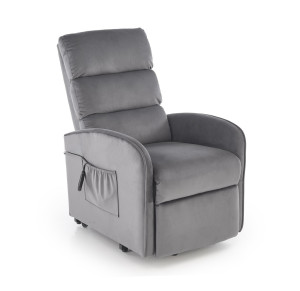 Fotel rozkładany elektrycznie MARONIX COMFORT GREY popielaty