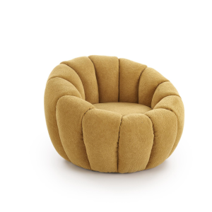 Fotel wypoczynkowy GASPEX MODERN MUSTARD musztardowy
