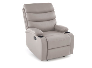 Fotel wypoczynkowy rozkładany PERUX COMFORT BEIGE beżowy