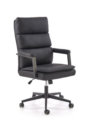 Fotel obrotowy gabinetowy ADRIANEX OFFICE BLACK czarny