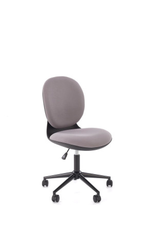 Fotel młodzieżowy obrotowy ORINOX YOUTH BLACK GREY popielaty/czarny