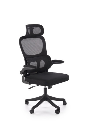 Fotel obrotowy gabinetowy SORENIX BLACK czarny