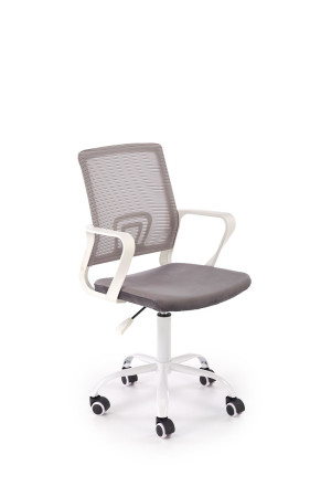 Fotel młodzieżowy obrotowy FRODEX YOUTH LIGHT GREY jasny popielaty