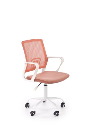 Fotel młodzieżowy obrotowy FRODEX YOUTH LIGHT PINK jasny różowy