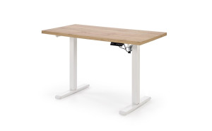 Biurko z funkcją regulacji wysokości ErgoDesk 120 dąb artisan/biały