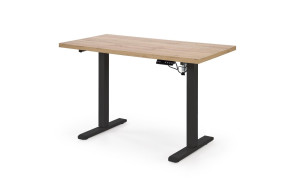 Biurko z funkcją regulacji wysokości ErgoDesk 120 dąb artisan/czarny