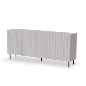 Komoda PAXOR kaszmir/czarny (200cm)