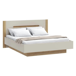 Łóżko 180 cm EDWL1183-M820 Beż/Dąb Mauvella Meble Forte