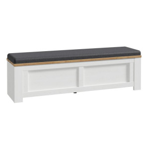 Ławeczka tapicerowana Chisbury BHLD011 Meble Forte biały