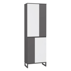 Szafa 70 cm Quayle QXLS721-M732 Grafit/Secret Grey Meble Forte