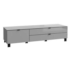 Szafka RTV 165 cm L/P Poole ENJT121-M534 Szary/Szkło Opti Meble Forte