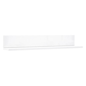 Półka wisząca Poole ENJB01-C605 Biały/Szkło Opti Meble Forte