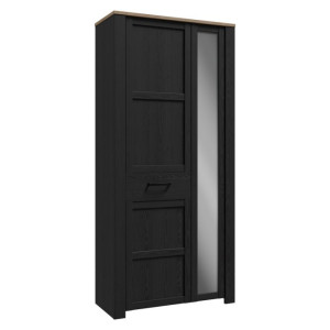 Szafa ubraniowa 94 cm Chisbury BHLS923 Meble Forte czarny