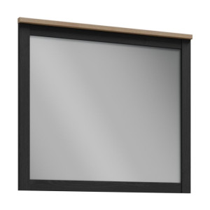Lustro 86x76 cm Chisbury BHLD03 Meble Forte czarny