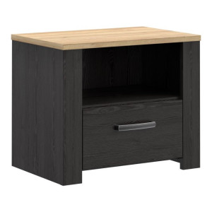 Szafka nocna 60 cm Chisbury BHLK011 Meble Forte czarny