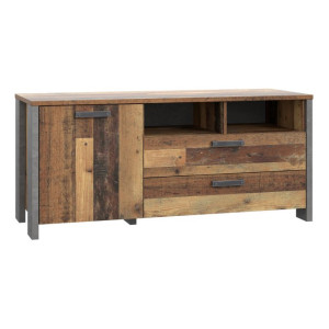 Szafka RTV 140 cm Clif CLFT231 old wood vintage