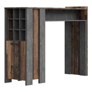 Regał barowy Clif MFF2013 old wood vintage beton