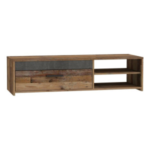 Szafka RTV 160 cm Clif PCOT11 old wood vintage beton