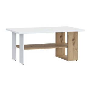 Stolik kawowy do salonu COFFEE TABLES CFTT5210 dąb artisan biały