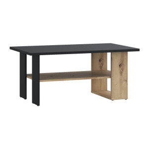 Stolik kawowy do salonu COFFEE TABLES CFTT5210 dąb artisan czarny