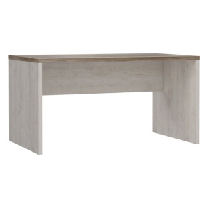Biurko 140x80 cm Duro DURB202 pinia biała/dąb antyczny