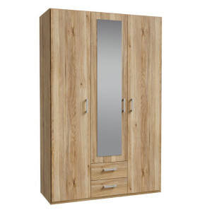 Szafa z lustrem 130 cm Econobox 2 ECBS931 dąb mauvella