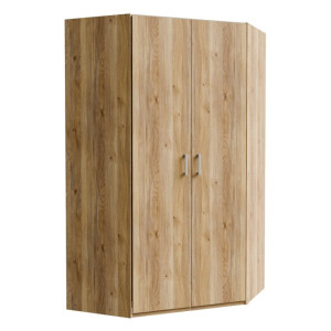 Duża szafa narożna 120x120 cm Econobox 2 ECBS924 dąb mauvella