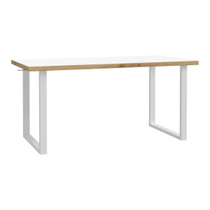 Biurko 160x75 Keflavik KFLB422-M897 Biały/Dąb Artisan Meble Forte